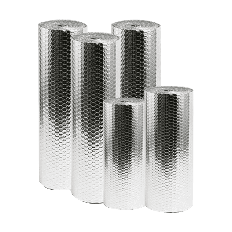 Aluminized bubble film roll